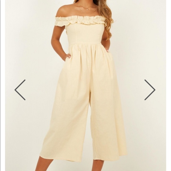 pastel yellow jumpsuit